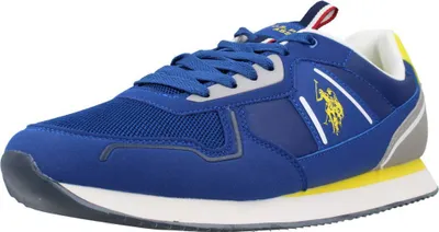 Produktbild von Bester Preis: Blauer Herrensportschuh mit Stil und Komfort.