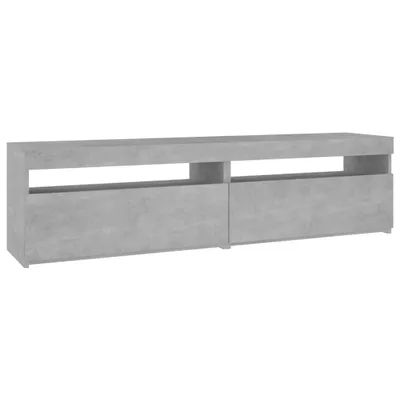 Zdjęcie produktu dla vidaXL Szafki pod TV 2 szt. z oświetleniem LED beton szary 75x35x40 cm