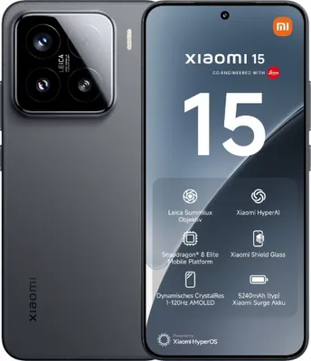 Obrázok produktu pre Xiaomi 15 5G 512GB 12GB RAM Dual Black EU