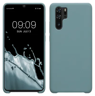 Produktbild von kwmobile Handyhülle für Huawei P30 Pro Hülle - Case Silikon - Kabelloses Laden - Schutzhülle Cover in Antique Stone