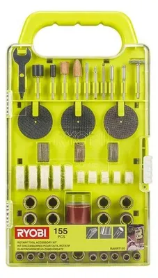 Produktbild von Ryobi RAKRT155 Set 155-teiliges Universal-Rotationswerkzeug