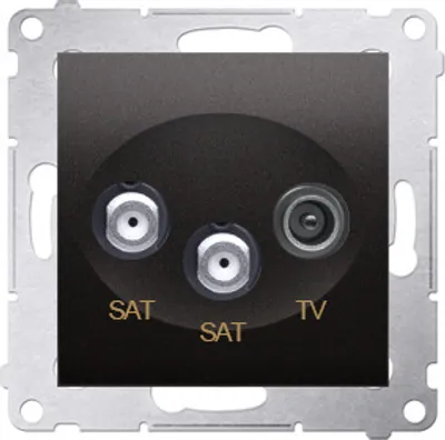 Obrázek produktu pro Kontakt-Simon DASK2.01/48, Antracit, Plast, IP20, 75 mm, 41 mm, 75 mm