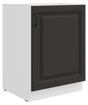 Produktbild von Unterschrank 60 cm Stilo Grau Küchenzeile Küchenblock Küche Landhaus Einbauküche