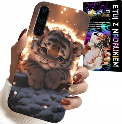Obrázek produktu pro Pouzdro Pro Huawei P30 - Pouzdro S Potiskem Roztomilého Tygra