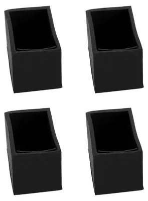 Imagen del producto de Tapas para patas de sillas, rectangulares, de 20 x 30 mm, color , para proteger el suelo