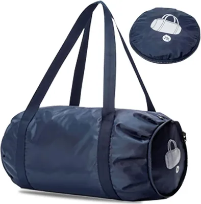 Image de Sac de sport pliable, imperméable, de couleur bleu marine, pour hommes et femmes, idéal pour le sport et les voyages