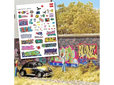 Produktbild von Busch 6035 - H0 / N / TT Graffitit zum Anreiben - Neu