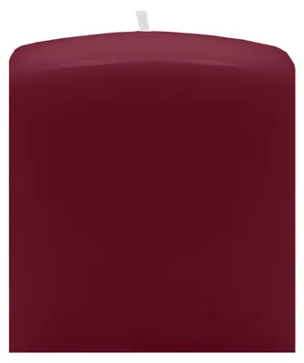 Produktbild von Quader Kerzen Bordeaux 8 x Ø 7/7 cm, 8 Stück