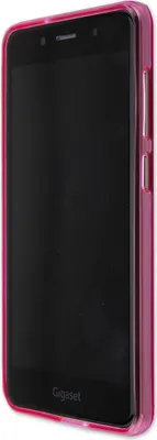 Image de caseroxx Housse de protection TPU compatible avec Gigaset GS180, étui en caoutchouc pour téléphone portable rose