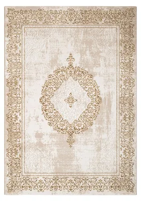 Produktbild von TT Home Wohnzimmer Teppich Esszimmer Vintage Orient Kurzflor Abstraktes Design Robust Größe 160x220 cm