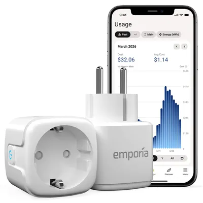 Productafbeelding van Slimme Stekker met Energiemonitor, WiFi Stopcontact, 15A met Timer en App-bediening