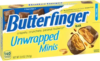 Produktbild von Butterfinger Unwrapped Minis (9 x 79g)