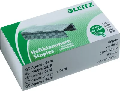 Image de Agrafes 24/8 zinguées VE=250x1000 pièces