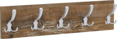 Obrázek produktu pro AKKE Retro-Holz Garderobenleiste horizontální malé ALU háčky ŠxV: 60x15 cm