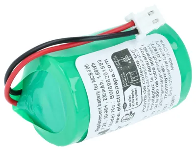 Produktbild von vhbw Akku Ersatz für Visonic 0-9912-J, GP250BVH6AMX für Alarmanlage, Alarmsystem (230 mAh, 7,2 V, NiMH)
