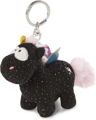 Produktbild von Famanu Schlüsselanhänger Einhorn Regenbogen Yin 10cm