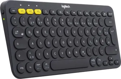 Obrázok produktu pre Klávesnica Logitech K380 Multi-Device Keyboard Universal Bluetooth QWERTZ nemecká sivá