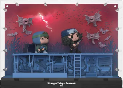 Productafbeelding van Stranger Things - Dustin, Eddie, Demobats 05 - Funko Pop! Deluxe Moment
