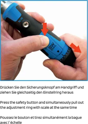 Produktbild von SW-Stahl 03876L Profi Drehmomentschlüssel, 3/4", 110-550 Nm