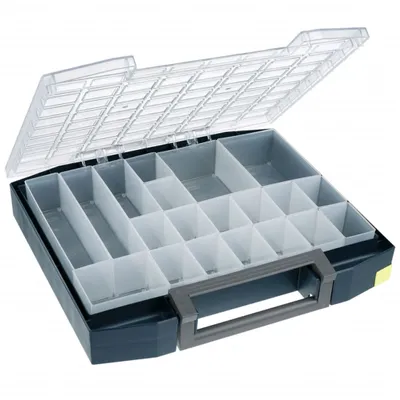 Produktbild von raaco boxxser Assortment case (L x W x H) 401 x 465 x 78 mm No. of compartments: 20 Content 1 pc(s)