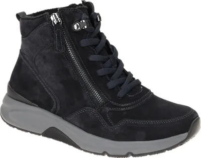 Produktbild von Gabor ROLLINGSOFT Damen Stiefeletten - bequeme Stiefelette blau Freizeit NEU