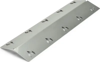 Produktbild von Edelstahl Brennerabdeckung - 350x105mm - extra stark 1,5mm - passend für viele Grills