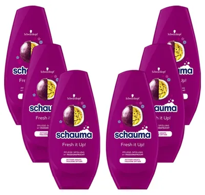 Image de Schauma Fresh it up soin après-shampooing au fruit de la passion 1500ml pack de 6