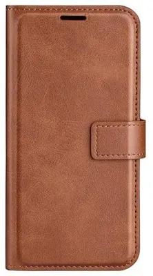 Image de Étui portefeuille pour iPhone 16 - Marron