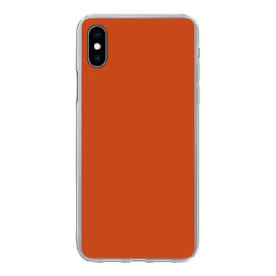 Produktbild von MuchoWow® Handyhülle Schutzhülle Hülle für iPhone Xs Sienna - Erde - Farben - Massiv Silikon Softcase Handy Hülle - Handytasche