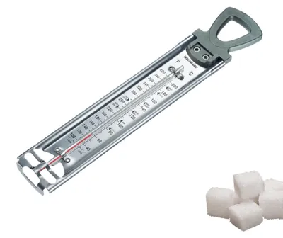 Produktbild von Zuckerthermometer für Marmelade und Obst mit Edelstahlgehäuse