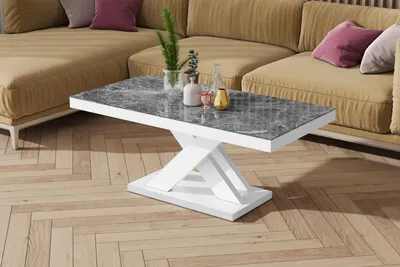 Produktbild von Design Couchtisch XLU-888 Hochglanz Wohnzimmertisch Sofatisch Tisch Küchentisch Kaffeetisch