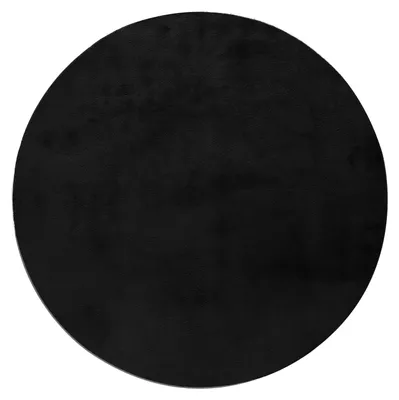 Produktbild von Homebyhome Flauschiger Hochflor Teppich Einfarbig - Kunstfell Look, Plüschig & Superweich für Wohnzimmer, Grösse: 120 cm Rund