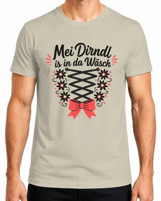 Imagen del producto de Mei Dirndl es una camisa tradicional bávara para  , pantalones de cuero para hombre, camiseta, color natural, talla L