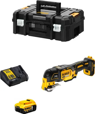 Image de DeWALT DCS355P1T Multi-Cutter (1 x 5.0 Ah + DCB115 + TSTAK II)