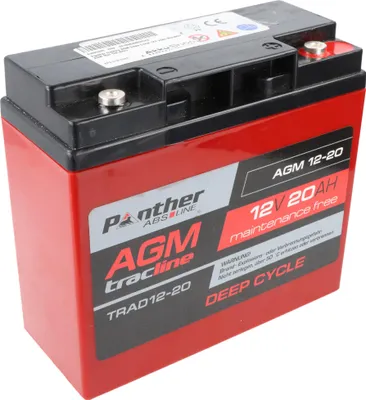 Zdjęcie produktu dla Panther tracline AGM Deep Cycle 12V 20Ah Bleiakku AGM Blei Gel Akku