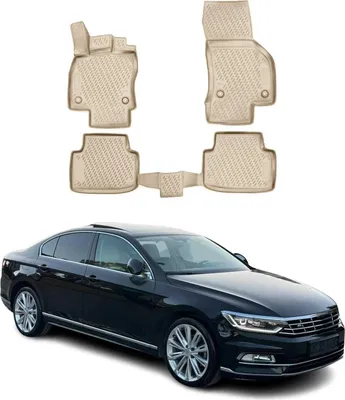 Immagine prodotto di 2014-2021 VW Passat B8 Tappetini TPE Beige 4 pz