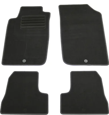 Produktbild von Fußmatten-Set für Peugeot 206 CC, 01/2001-02/2007, 4-teilig, Schwarz