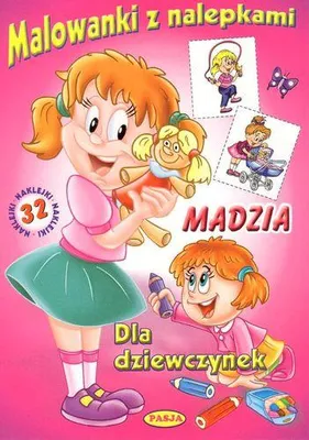 Produktbild von Kolorowanka dla dzieci Madzia z naklejkami