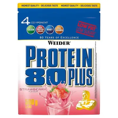 Immagine prodotto di Weider Protein 80 Plus - sacchetto da 500 g alla vaniglia