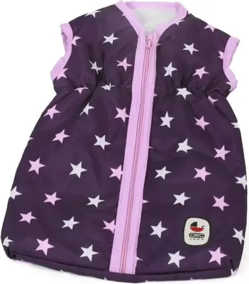 Produktbild von Puppen-Schlafsack stars lila