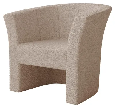 Produktbild von MIRJAN24 Sessel Niko Boucle, Relaxsessel, Elegant Armsessel, Fernsehsessel, Sitzmöbel (Farbe: Lambi 06)