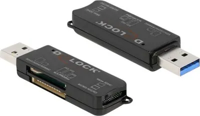 Immagine prodotto di DELOCK Lettore di schede USB SuperSpeed per SD/ Micro SD/MS