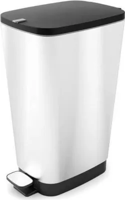 Productafbeelding van Curver Afvalbak Met Pedaal 25l - Metallic
