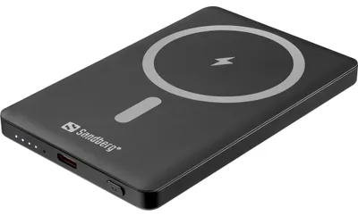 Produktbild von Sandberg 320-96, 5000 mAh, Lithium, Kabelloses Aufladen, 3,85 V, Schwarz