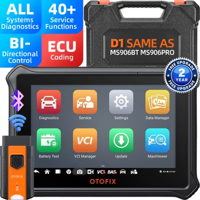 Produktbild von OTOFIX D1 Obd2 Diagnosegerät, 2025 Bidirektionaler Auto Diagnose Scanner, 40+ Servicefunktionen OE-Level-Allsystemdiagnose, ECU-Codierung