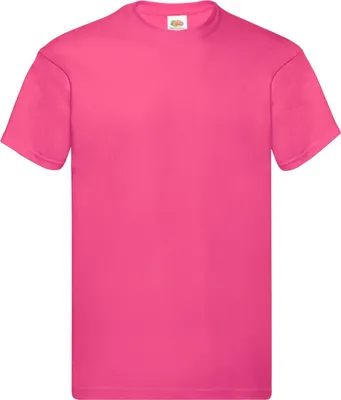 Productafbeelding van Fruit of the Loom - "Original" T-shirt voor heren/dames, uni model LT1822 (maat S) (fuchsia)