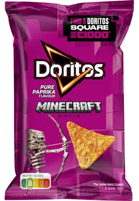 Produktbild von Doritos Pure Paprika Tortilla Chips 170g – Knusprige Maischips mit Paprika