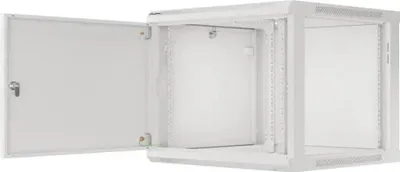 Produktbild von LANBERG 19" 9U 600x600 Rack Einbauschrank Metalltüre grau