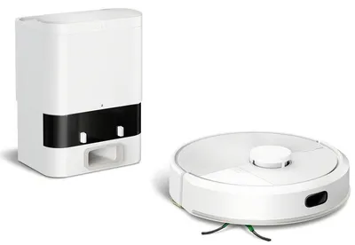 Obrázek produktu pro iRobot Roomba 105 Combo Robot + AutoEmpty Dock, Bezsáčkové, Bílá, Kulatý, Prachový sáček, 3 kolo/kola, Nabíjecí, Purification