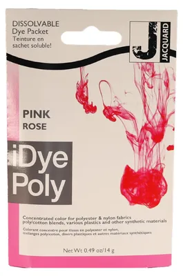 Poly-Farbstoff für Synthetik, rosa, 14 g, No Mess Sachet